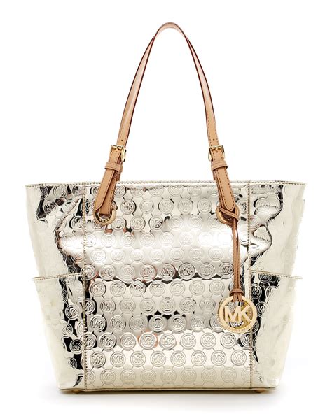 michael kors jet set gold tote|michael kors jet set small.